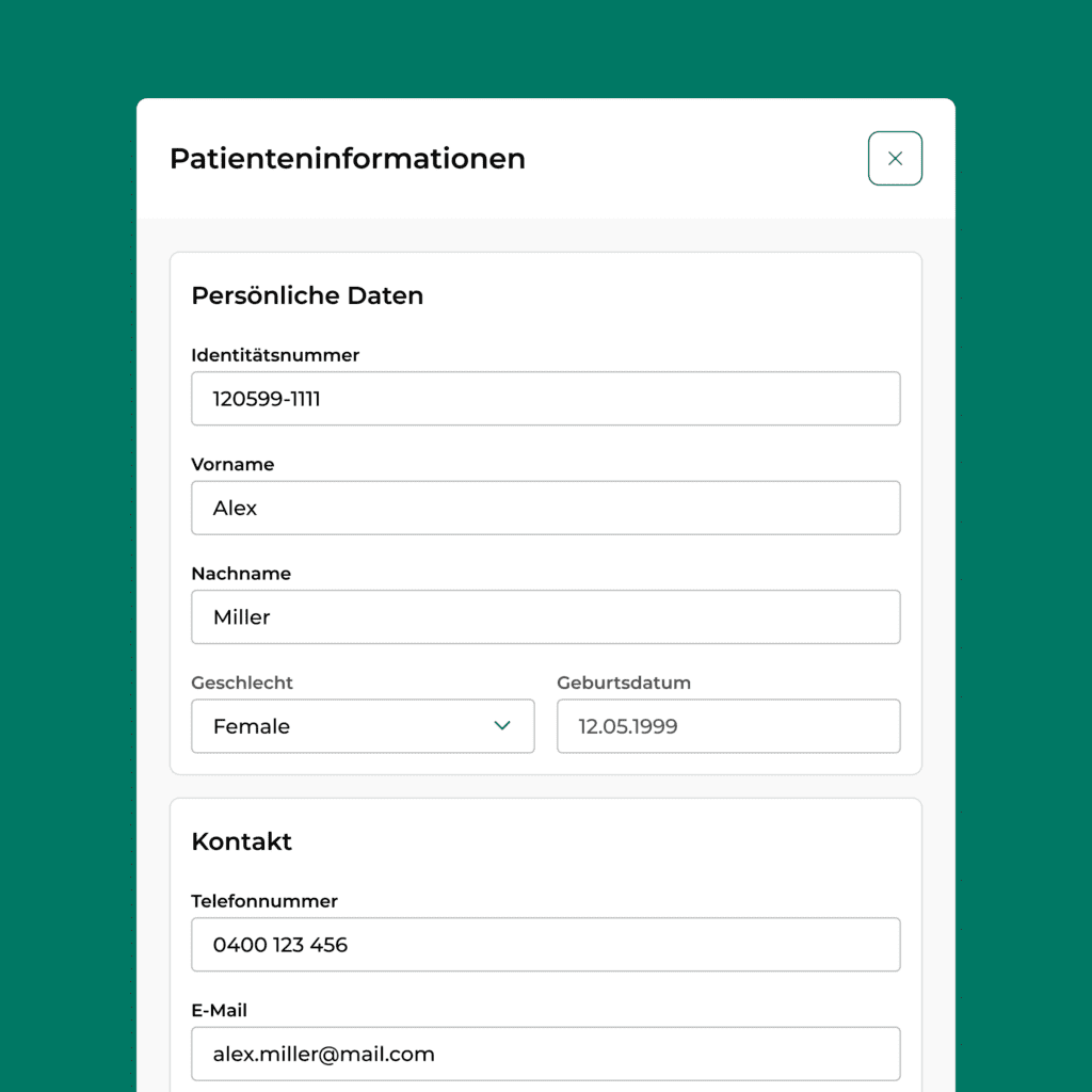 BeeHealthy Platform Patient Details