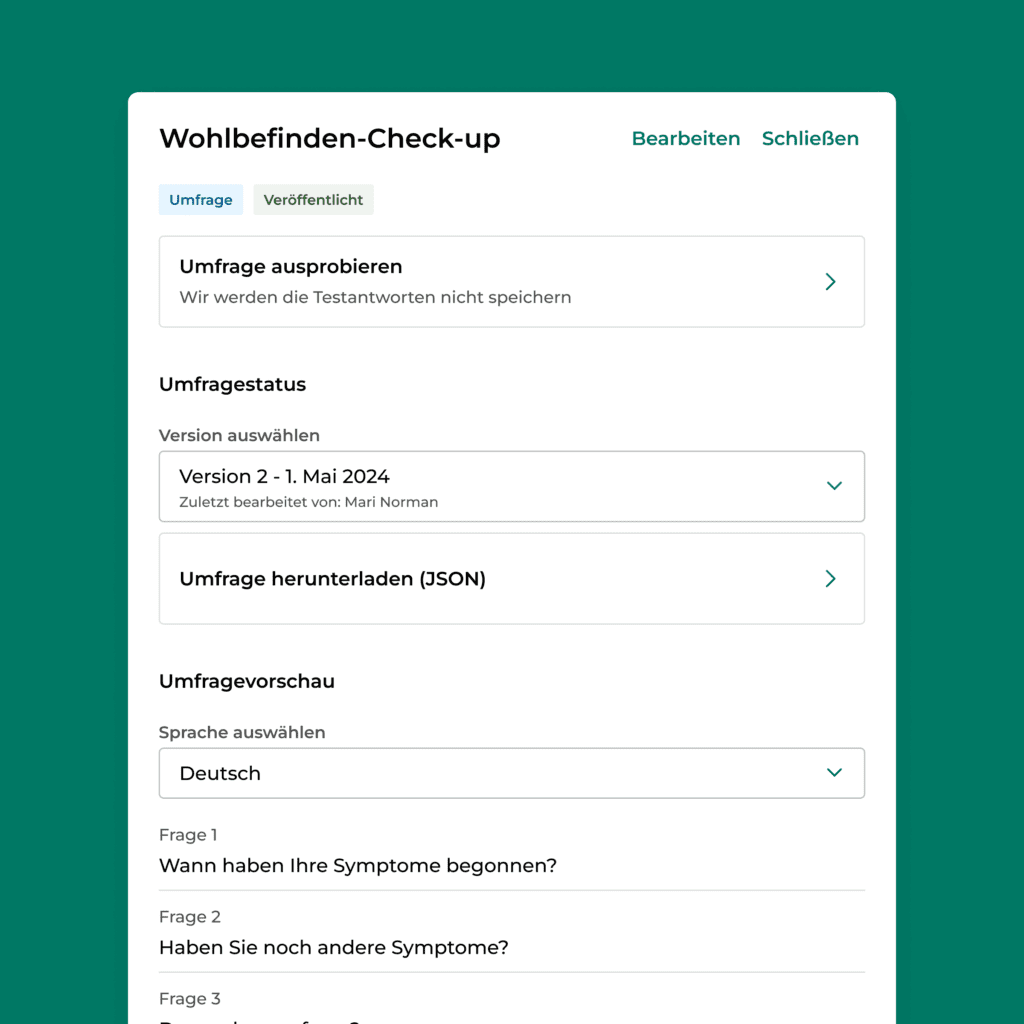 BeeHealthy Platform Surveys
